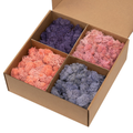 Pastel pink purple and grey preserved reindeer moss mix box